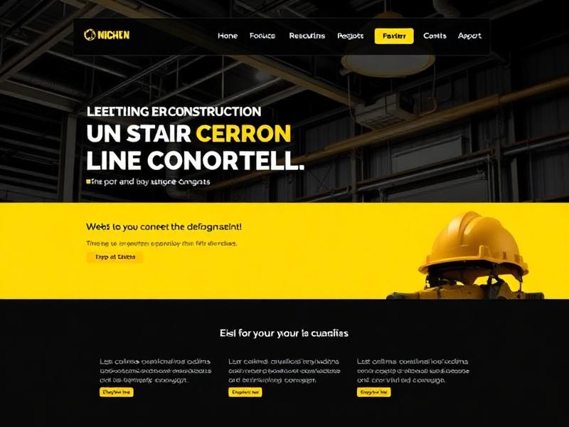 Construction website preview