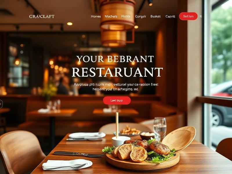 Restaurant website preview