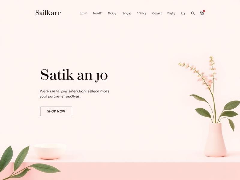 Salon website preview
