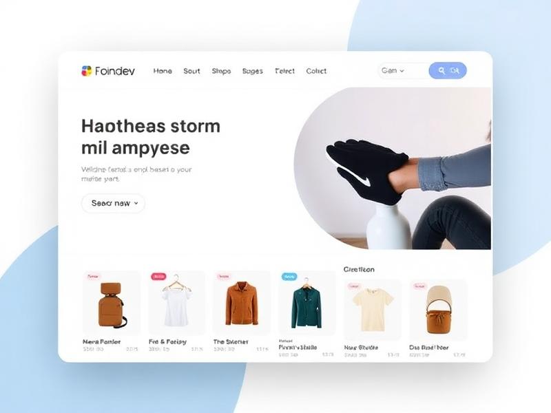 Online Store website preview
